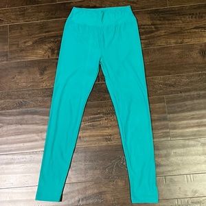 Lularoe leggings, One Size in teal